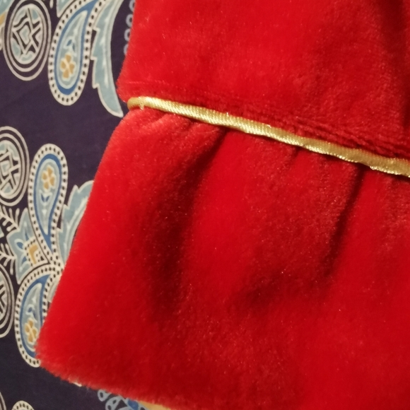 Gorgeous Vintage Vanity Fair Soft Red Velour Robe - Picture 3 of 6